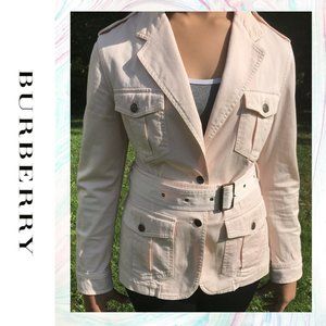 Authentic Burberry London Cotton Safari Jacket